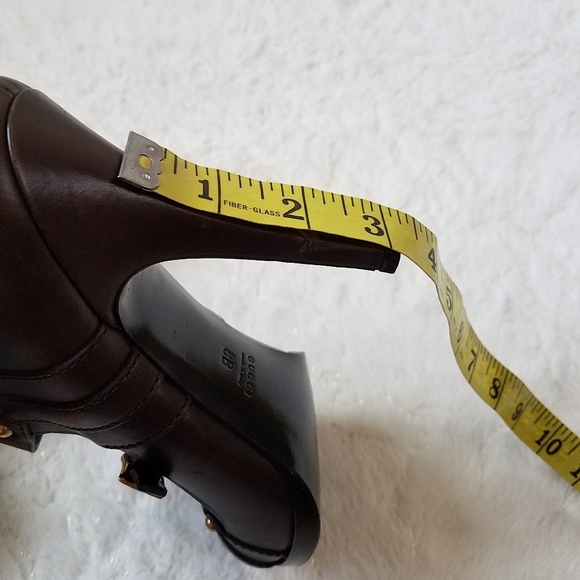 Authentic Gucci Studded Leather Heels - Picture 6 of 12